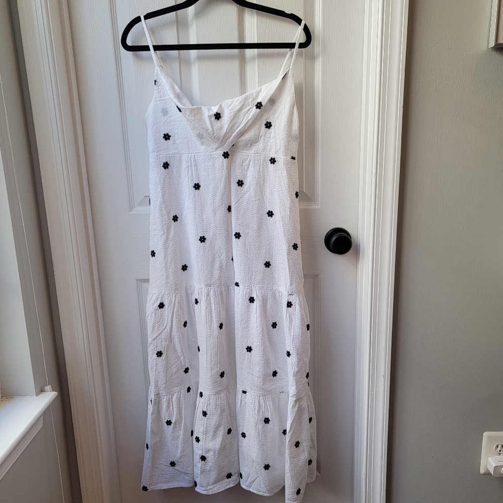 NWT LOFT Embroidered Dress